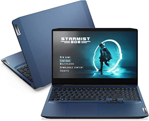Imagem do produto Notebook Ideapad Gaming 3i Intel Core I7-10750h 8gb (Geforce Gtx 1650 4gb) 512gb Ssd Fhd Linux 15.6' Azul