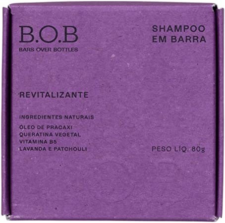 Imagem do produto B.O.B Shampoo em Barra Revitalizante  Compre na Amazon