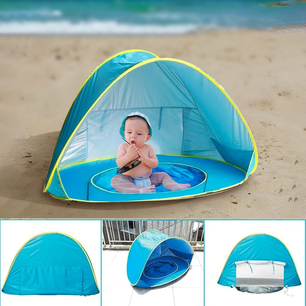 Imagem do produto Barraca de praia infantil com piscina e proteção UV