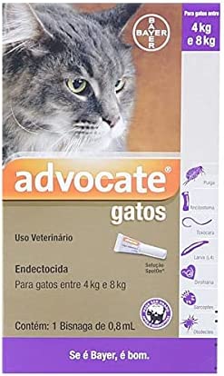 Imagem do produto Antipulgas Advocate para gatos entre 4kg e 8kg