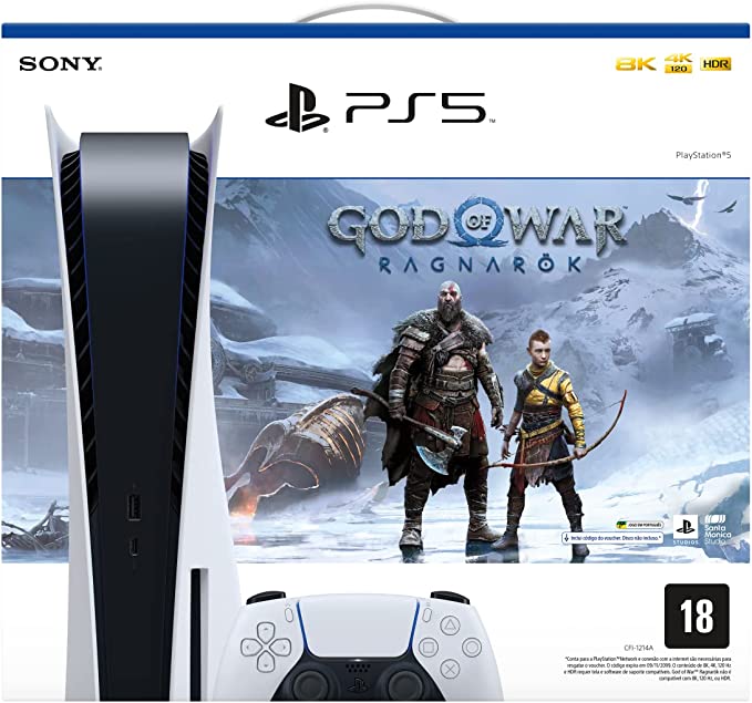 Imagem do produto PlayStation 5 + God of War Ragnarök