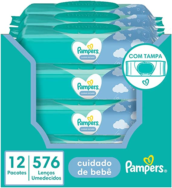 Imagem do produto Lenços umedecidos - 576 unidades