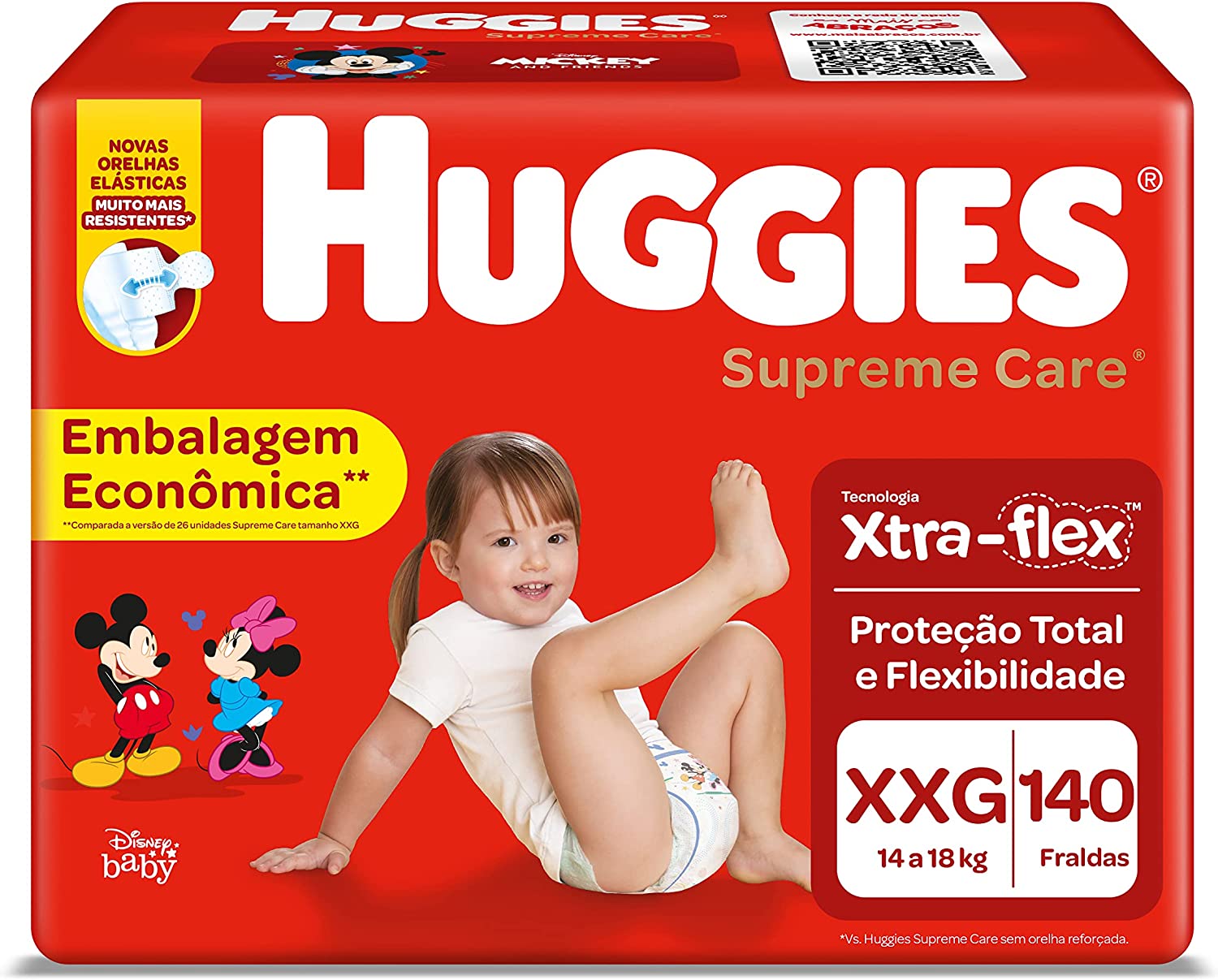 Imagem do produto Huggies Fralda descartável XXG (140 unidades)