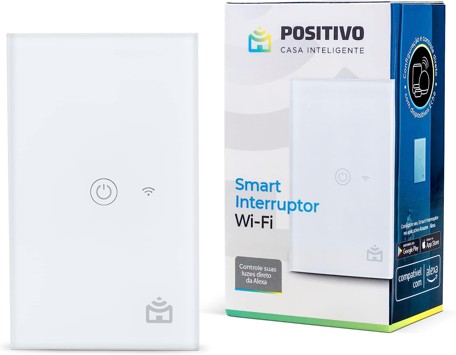 Imagem do produto Positivo Interruptor inteligente Wi-Fi