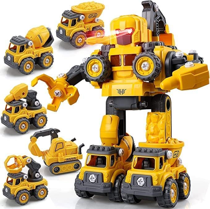 Imagem do produto Carrinho Robô 5 Em 1 Monta Desmonta Construbots