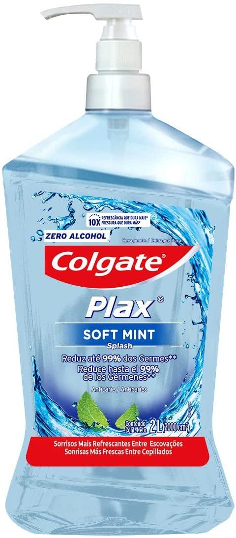 Imagem do produto Enxaguante bucal Colgate Plax Soft Mint - 2L