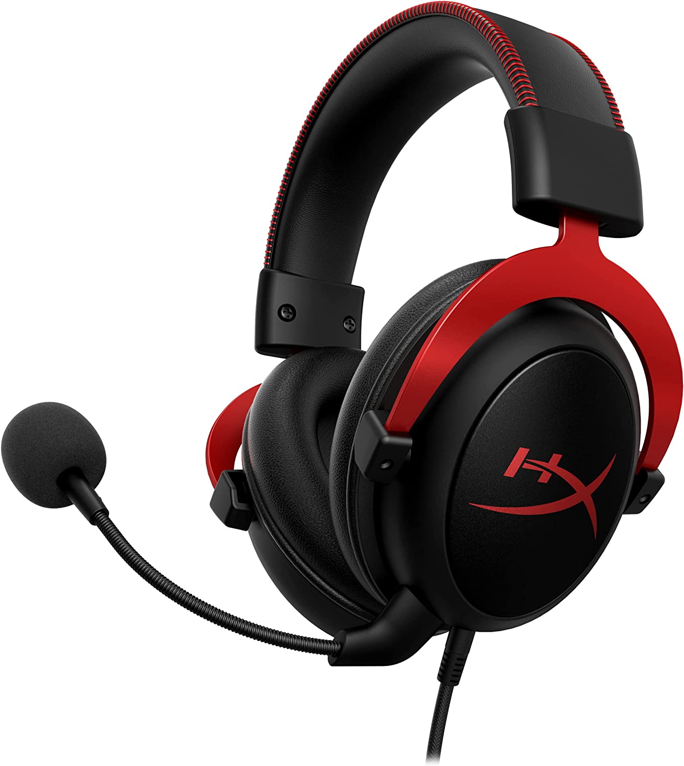 Imagem do produto Headset Gamer Hyperx Cloud II, Kingston, KHX-HSPC-RD, Preto e Vermelho