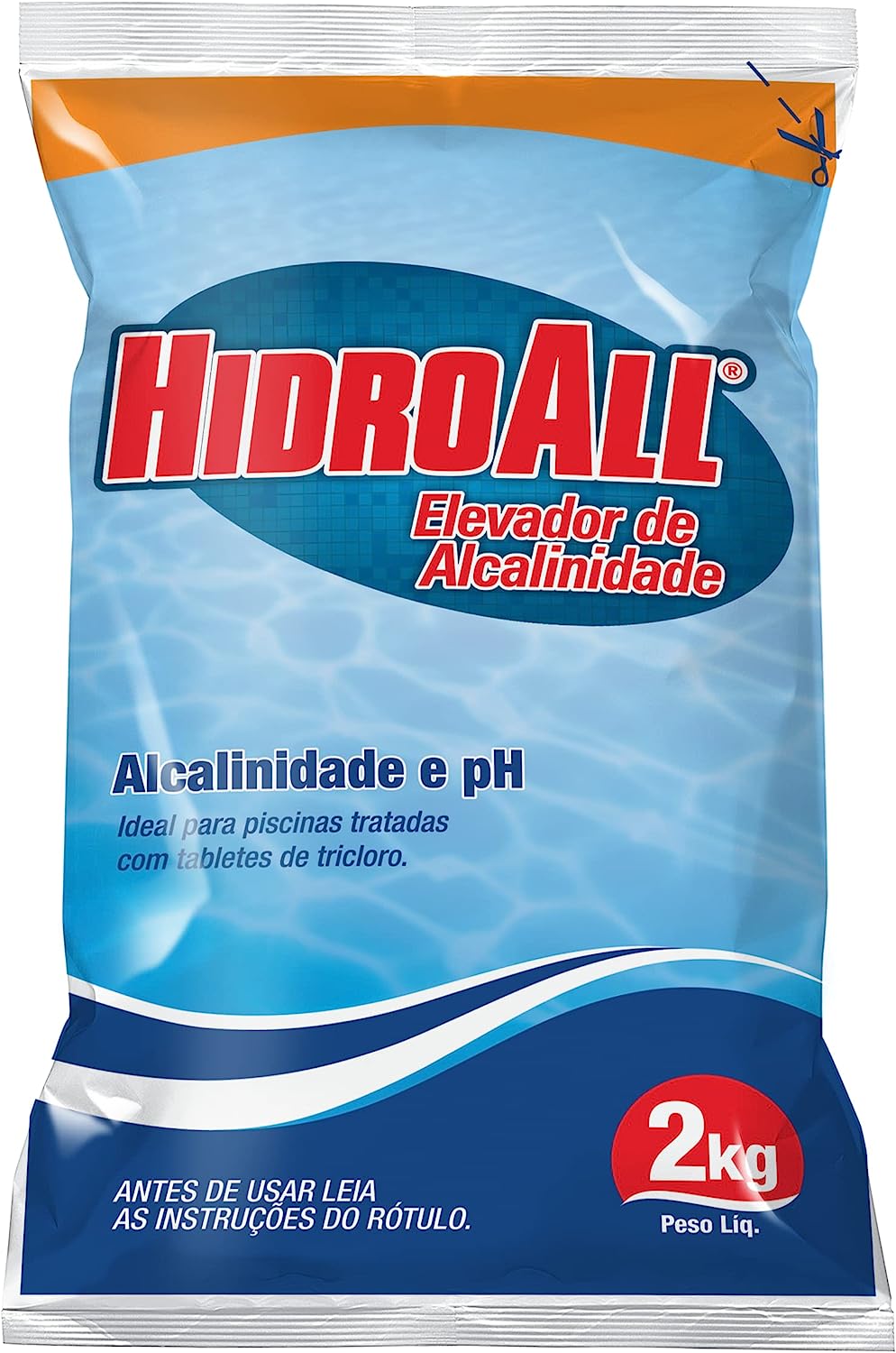 Imagem do produto Elevador de alcalinidade para piscinas Hidroall - 2 Kg