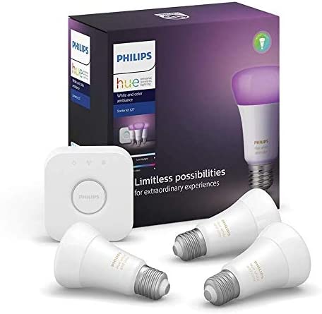 Imagem do produto Kit de lâmpadas inteligentes e Hub Philips