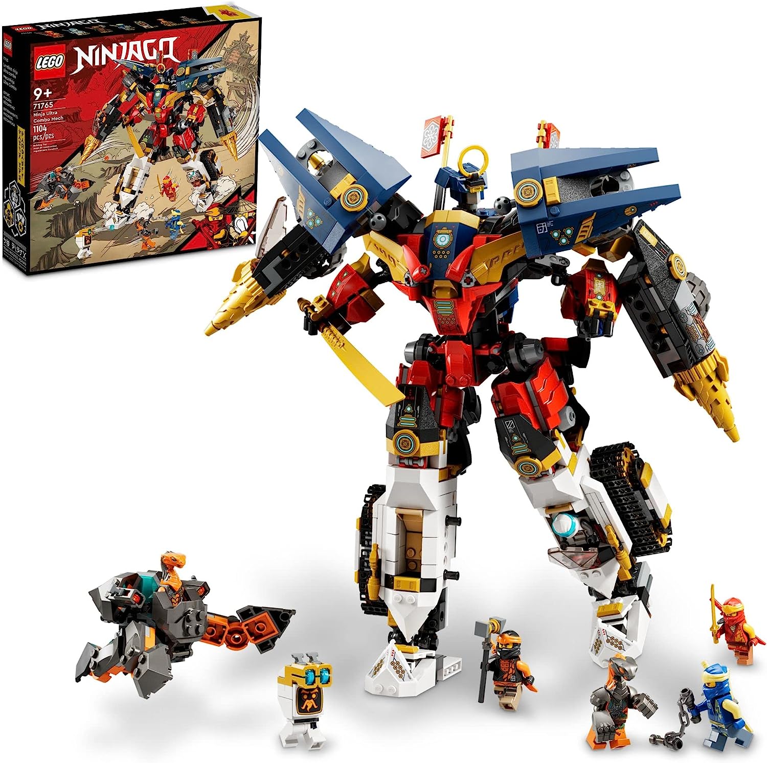 Imagem do produto LEGO® NINJAGO® Robô Ninja Ultra Combo; Kit de Construção (1104 peças)