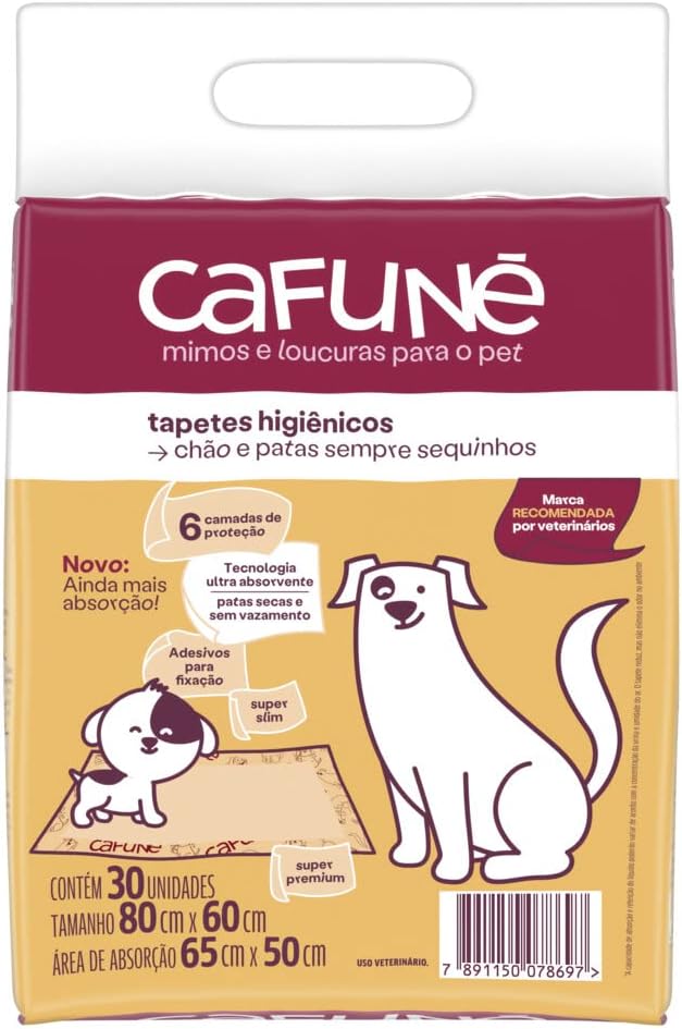 Imagem do produto Tapete Higiênico para pet Cafuné Slim 30 unidades