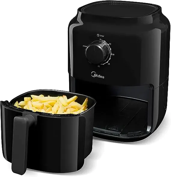 Fritadeira sem Óleo MiniFry 3L Midea Preta 127V