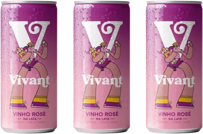 Vivant Wines - Vinho rosé na lata (24 unidades)