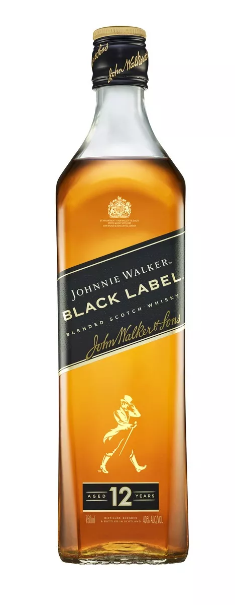 Whisky escocês blended Black Label 750ml