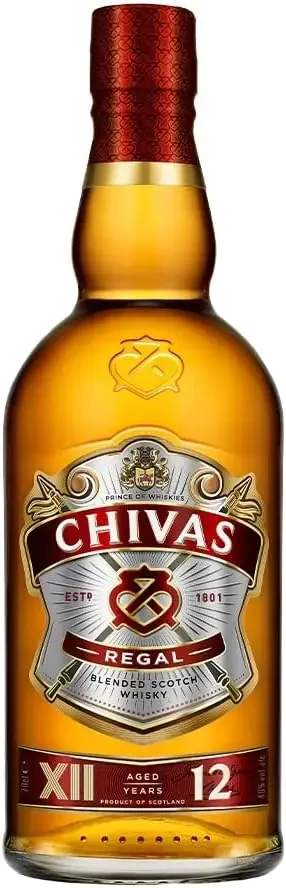 Chivas - Whisky escocês Regal Blended 12 anos (750 ml)