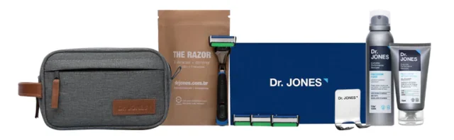 Kit Dr. Jones Barbear Razor6 Clássico