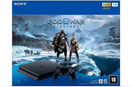 Imagem do produto PlayStation 4 + God of War Ragnarök