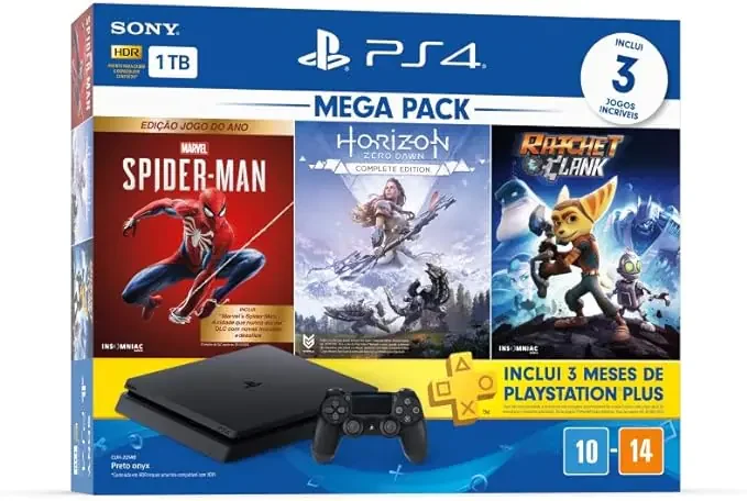 Imagem do produto Console PlayStation 4 - Mega Pack 15
