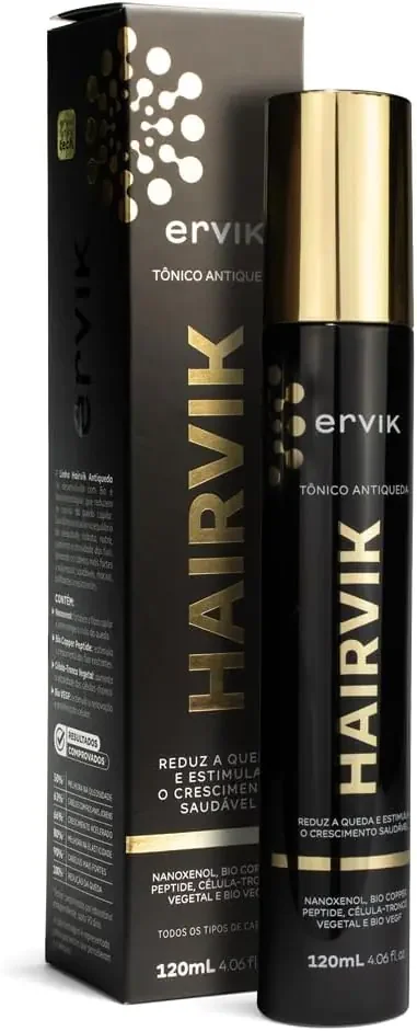 Imagem do produto Tônico capilar antiqueda Ervik Hairvik - 120 ml