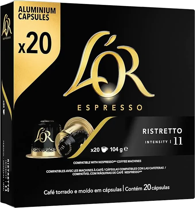 Imagem do produto L'Or Café Ristretto - 20 cápsulas