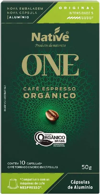 Imagem do produto Native One Café Orgânico - 10 cápsulas