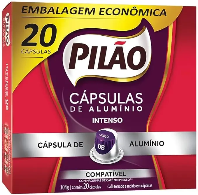Imagem do produto Pilão Café Intenso - 20 cápsulas